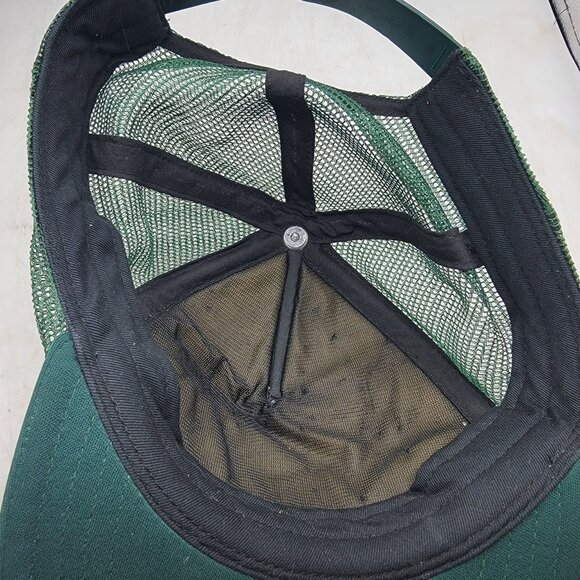 Vans Off The Wall White Green Trucker Hat Adjustable Comfort Outdoors Casual - Picture 8 of 8